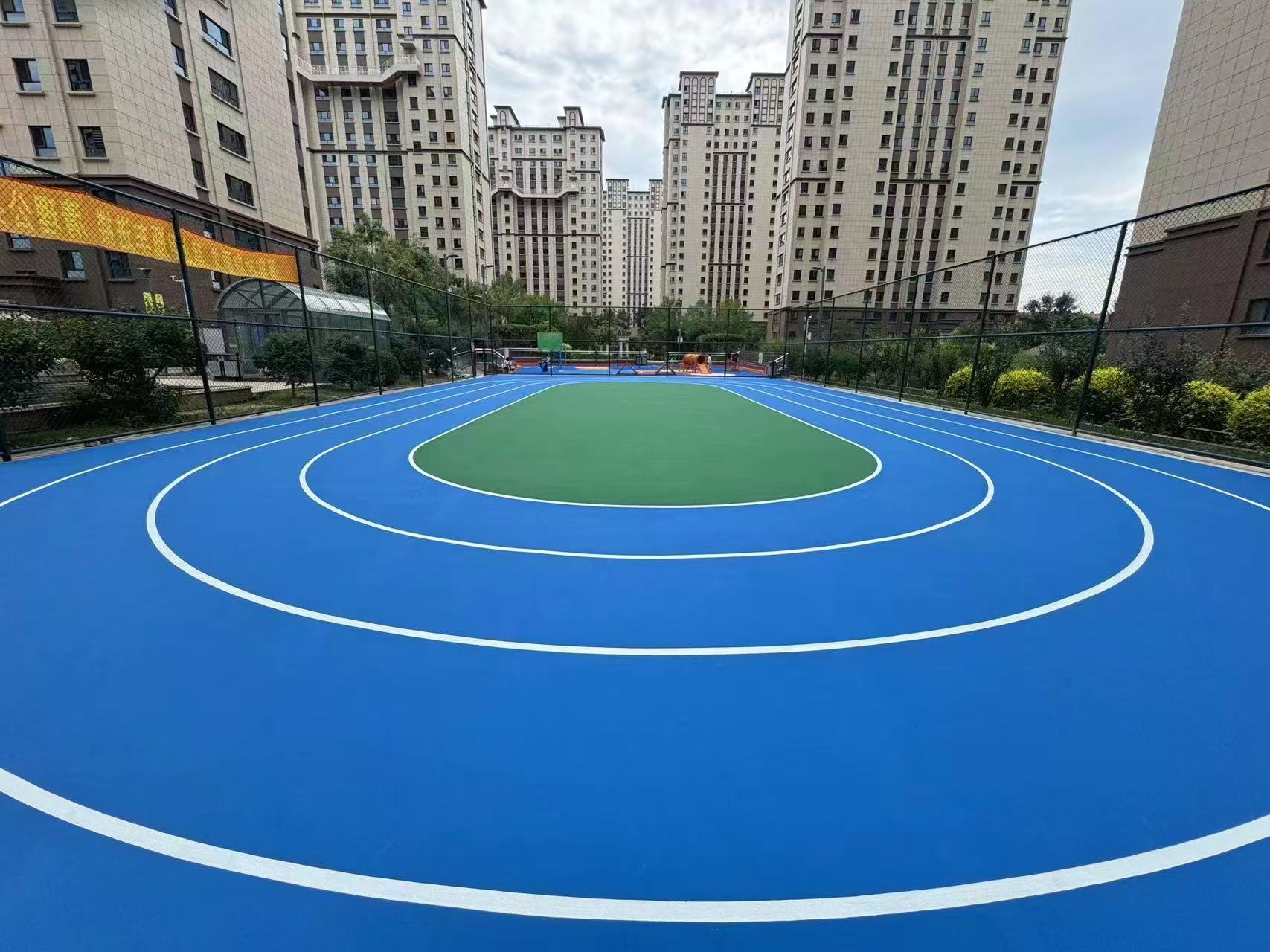 泰州市学校塑胶跑道硅PU - 厂家